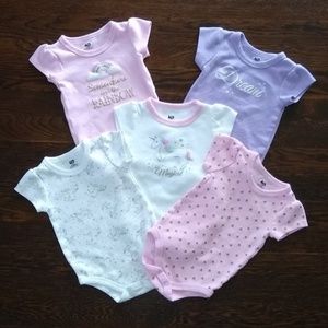 ♥️ 3/$20 5 Piece Unicorn Onesie Set